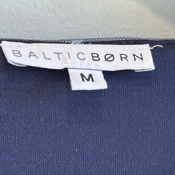 Baltic Born Layla Tulle Maxi Dress in Dark Blue Floral - size Medium - Picture 6 of 7